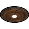 Ekena Millwork Raymond Ceiling Medallion (Fits Canopies up to 5 1/8"), 18 1/8"OD 3 5/8"ID x 1 1/8"P, Rust CM18RARUS - alternate 2